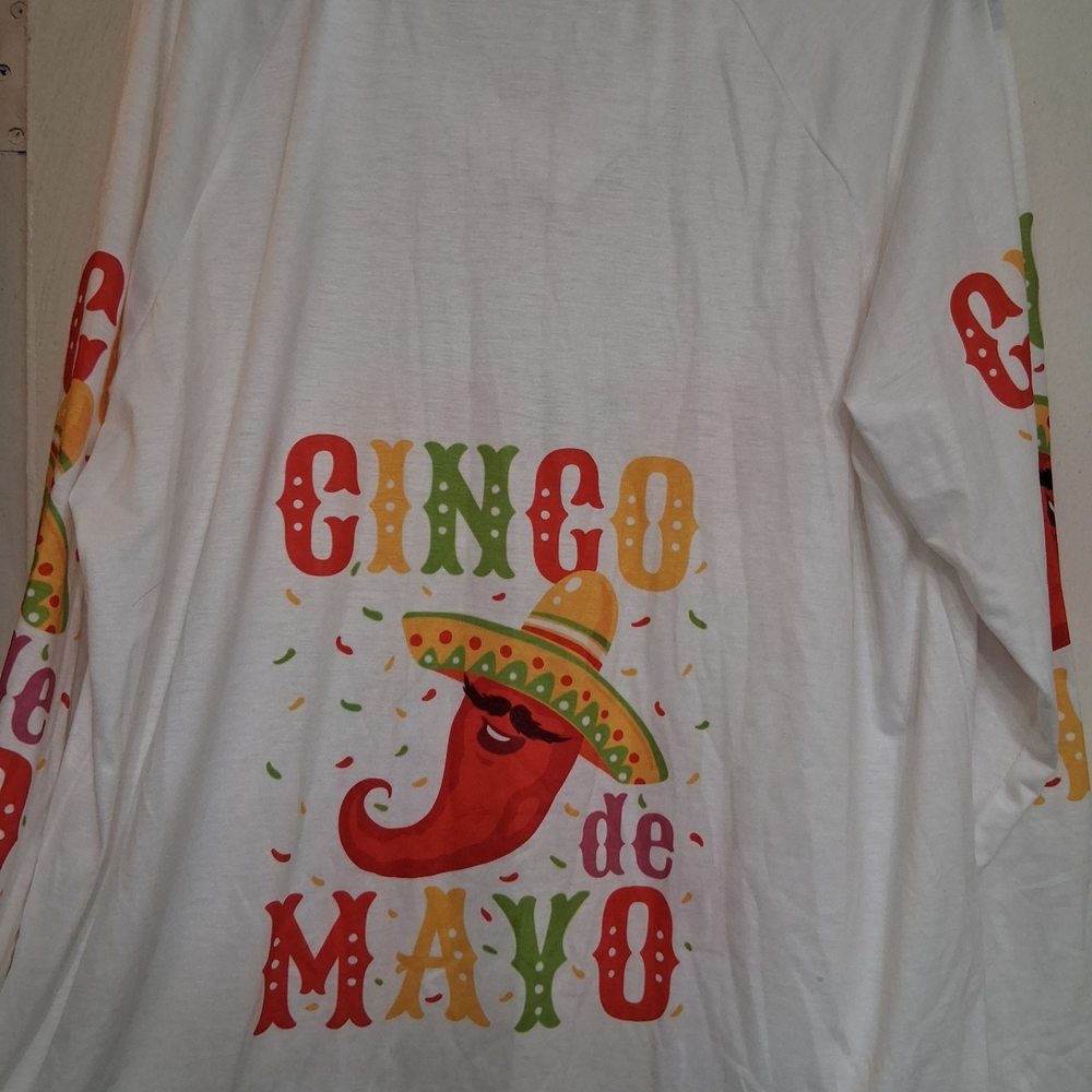 Cinco de Mayo Shirt - White